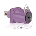 Product Image of Rhino-Hide Single Pole Female Receptacle Single Hole Bus Bar, 313MCM-777MCM Cable, 1000V 1135A Max (Purple)