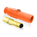 Product Image of 23 Series Plug, Male, 690A Max, 600V Crimp Tube Termination, 500-750 MCM Cable Range (Orange)