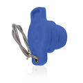Product Image of 18 Series Single Pole Male Protective Cap, Ball Nose (Blue)