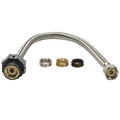 Product Image of 16" Universal Click Seal Braided Hose Faucet Connector (3/8", 7/16", 1/2" Comp, 1/2" FIP x 1/2 FIP)