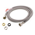 Product Image of 60" Universal Braided Stainless Steel Hose Faucet Connector (1/2 FIP x 3/8", 7/16", 1/2" Compression 1/2" FIP)