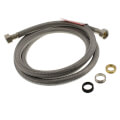 Product Image of 72" Universal Braided Stainless Steel Hose Faucet Connector (1/2 FIP x 3/8", 7/16", 1/2" Compression, 1/2" FIP)