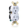 Product Image of Duplex Receptacle Heavy Duty Split-Circuit 1 Outlet Controlled 20A 125V NEMA 5-20R 2P 3W (White)