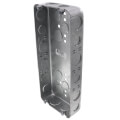 Product Image of 10-7/16" L x 4-1/2" W x 1-5/8" D 4-Gang Steel Box w/ 1/2" and 3/4" Knockouts