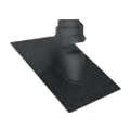 Product Image of 2" x 4" Adjustable Black Roof Flashing 5/12 - 12/12 Pitch