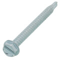 Product Image of #10 x 2" Drill Point Hex Washer Head Metal Sheet Metal Screw (350 Pack)