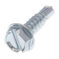 Product Image of #10 x 3/4" Drill Point Hex Washer Head Sheet Metal Screws (500 Pack)