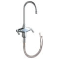 Product Image of 5-1/4" Deck-Mounted Manual Sink Faucet, Single Hole Mount