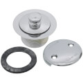 Product Image of Push Pull Bath Waste Kit, Tubular Plastic PVC (Chrome Plated)