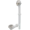Product Image of Quick Adjust Bath Waste Trip Lever Kit, Tubular Plastic PVC (Brushed Nickel)