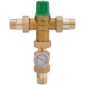 Product Image of 3/4" NPT Male Union 5003 Mixing Valve w/ Gauge (Low Lead)