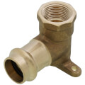 3/4" Press x Female Copper 90° 3 Hole Drop Ear Elbow