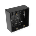 Product Image of Surface-mount Back Box, Dual-Gang, 1.89" Box Depth (Black)