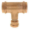 Product Image of 1-1/4" x 1-1/4" x 3/4" Press x Press x Female Copper Tee