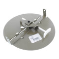 3800 Series 12" Steel Butterfly Damper with Ring (Golden Sand)