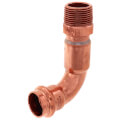 3/4" Press x Male Copper 90° Elbow