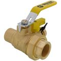 Product Image of 1" Threaded x 1" Sweat Pro-Pal Union Full Port Ball Valve w/ Hose Drain