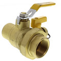 Product Image of 1-1/4" Threaded x 1-1/4" Sweat Pro-Pal Union Full Port Ball Valve w/ Hose Drain (Lead Free)
