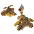 Product Image of 3/4" Sweat Tankless Heater Iso Valves w/ Relief Valve (Lead Free)