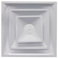 Product Image of 4-Way Steel Ceiling Diffuser w/ 6" Collar (FPD Series)