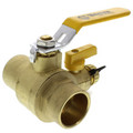 Product Image of 1-1/2" Sweat PRO-PAL Full Port Ball Valve w/ Drain (Lead Free)