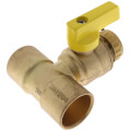 Product Image of 1" C x C T-Drain Valve (Lead Free)