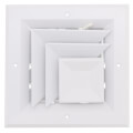 Product Image of 6" x 6" (Wall Opening Size) White Ceiling Diffuser (A505MS Series)