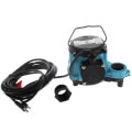 Product Image of 8-CIM Manual Submersible Sump Pump, 115V, 4/10HP, 25' cord