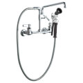 Product Image of 12" Wall-Mounted Pre-Rinse Faucet w/ Adjustable Centers