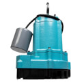 Product Image of 9EC-CIM 4/10 HP, 70 GPM, Manual Submersible Sump Effluent Pump, 10' Cord (115v)