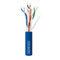Product Image of 1000 ft. 23/4 Pairs Category 6 Plus (Plenum) Networking Cable - Blue, Reel-in-Box