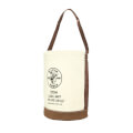Product Image of 12" Canvas Bucket with Leather Bottom