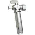 Water Hammer Arrester w/ 5/8" OD Comp x 3/8" OD Comp Straight Stop, Lead Free (Chrome Plated)