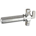 Water Hammer Arrester w/ 3/8" OD Comp x 3/8" OD Comp Straight Valve, Lead Free (Chrome Plated)