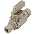 Product Image of 1/2" Expansion PEX x 1/4 OD Comp Straight Stop Valve, Lead Free (Chrome Plated)