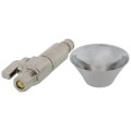 Product Image of 1/2" Expansion Pex x 3/8" OD  Compression Straight Finishing Valve w/ 7/8" OD Deep Bell Escutcheon, Lead Free