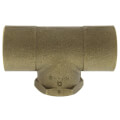 1-1/4" x 1-1/4" x 1" CxCxF Tee (Lead Free)