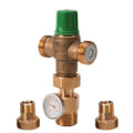 Product Image of 1/2" Press 5122 Mixing Valve w/ Gauge (Low Lead)