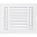 Product Image of 10" x 8-1/2" Fin Steel Register 3-way (White)