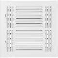 Product Image of 10" x 10-1/2" Fin Steel Register 3-way (White)