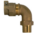 74779M-22 3/4" CTS x MNPT Quarter Bend (No-Lead Brass)