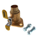 Product Image of 1" Sweat Uni-Flange Isolator Ball Valve w/ Detachable Rotating Flange, Lead Free