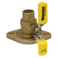 Product Image of 1-1/2" Sweat Full Port Brass Uni-Flange Isolator Ball Valve w/ Detachable Rotating Flange, Lead Free