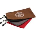 Product Image of 4-Pack Canvas Tool Pouches/Zipper Bags (Brown/Black/Gray/Red)