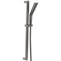 Product Image of H2Okinetic 3-Setting Slide Bar Hand Shower, 1.75 GPM (Lumicoat Black Stainless), 51799-KS-PR