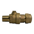 74704BQ 1" MNPT x CTS Ball-Style Corporation Stop (Lead-Free)