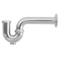 Product Image of 1-1/2" Chrome Plated Cast Brass P-Trap, 17 GA W/ Ground Joint and Plated Chrome Brass Nuts