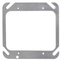 Product Image of 4" Steel Square 2-Gang Flat Device Cover
