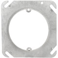 Product Image of 4" Steel Square Device Cover, Center Blanked w/ Tapped Ears - 1-1/4" Raised