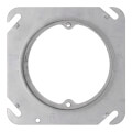 Product Image of 4" Steel Square Device Cover, Center Blanked w/ Tapped Ears - 3/4" Raised